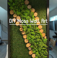 De Gardenia Prefleur Preserved Reindeer Moss – Natural Green DIY Kit | Craft Moss for Gardening, Wedding Decor, Floristry & Wall Art