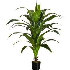De Gardenia 120CM Artificial Dracaena Green Plant (Without Pot) – Tall Lifelike Decorative Plant for Home, Office & Indoor Décor