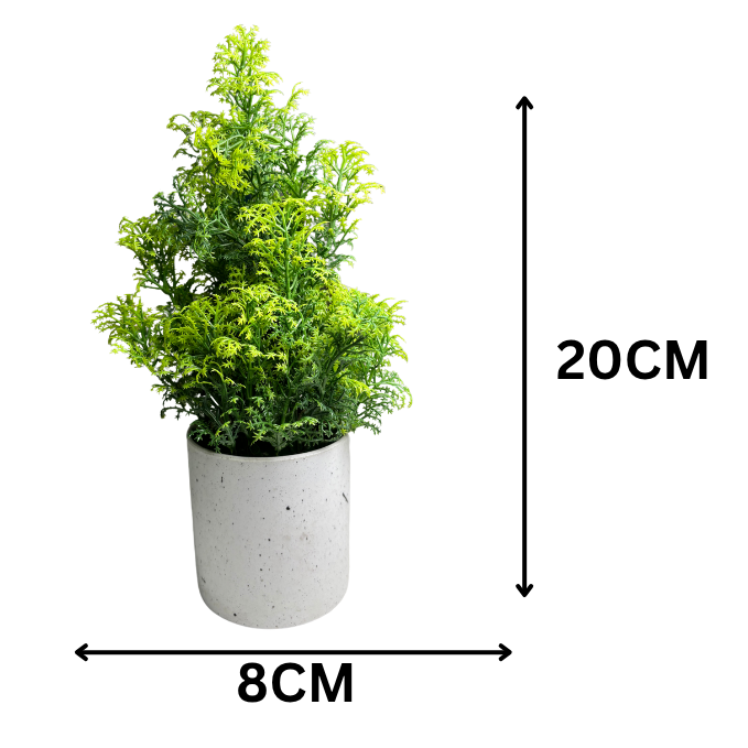 De Gardenia Artificial Rubber Plant – Small Faux Potted Plant for Tabletop, Home, Bathroom & Office Décor | Indoor Decorative Greenery