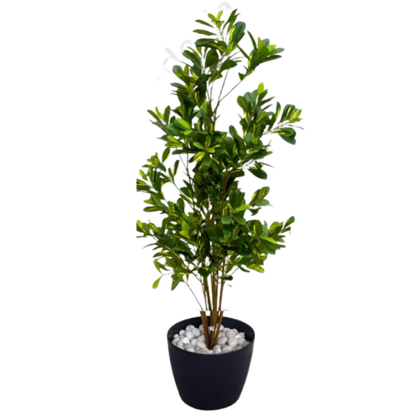 De Gardenia 150CM Artificial Schefflera Plant (Without Pot) – Lifelike Tall Decorative Green Plant for Home, Office & Indoor Décor