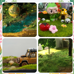 De Gardenia 100g to 1Kg Artificial Grass Moss Powder – Fake Green Moss for DIY Fairy Garden, Miniatures, Terrariums, Craft & Home Décorkg