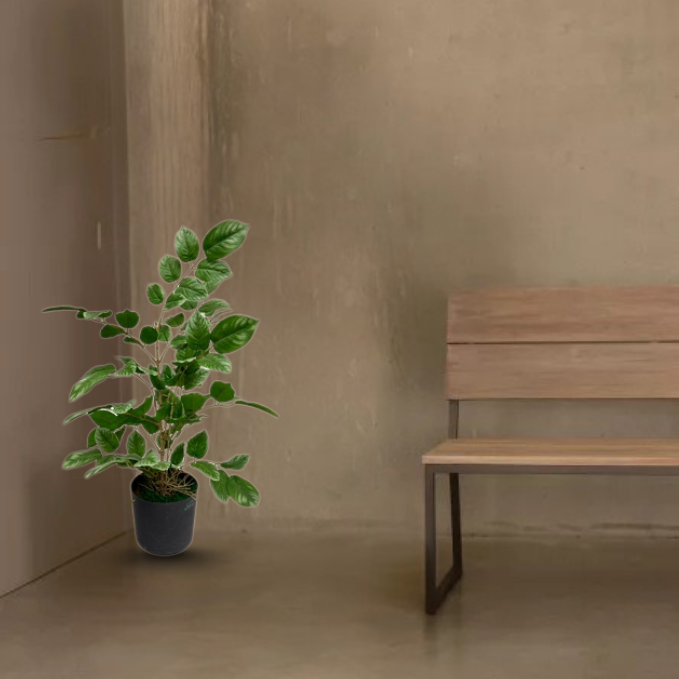 De Gardenia Redmachira Leaves Mix – 60 cm Tall Artificial Plant | Lifelike Faux Indoor & Outdoor Décor Without Pot