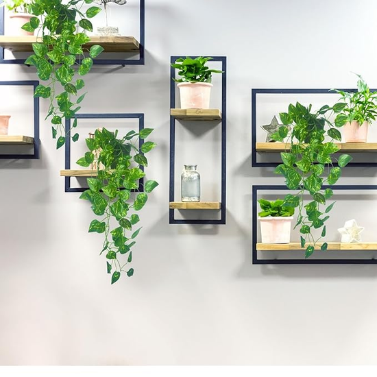 De Gardenia Artificial Hanging Vines – Realistic Willow Leaf Garland for Home & Office Décor | Faux Greenery Ivy for Wall, Balcony, Festive & Event Decoration