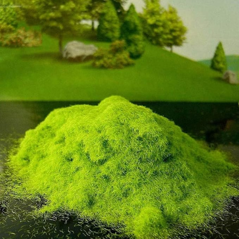 De Gardenia 100g Artificial Moss Grass Powder – Green Simulated DIY Material for Mini Fairy Garden, Landscape Design & Craft Decoration