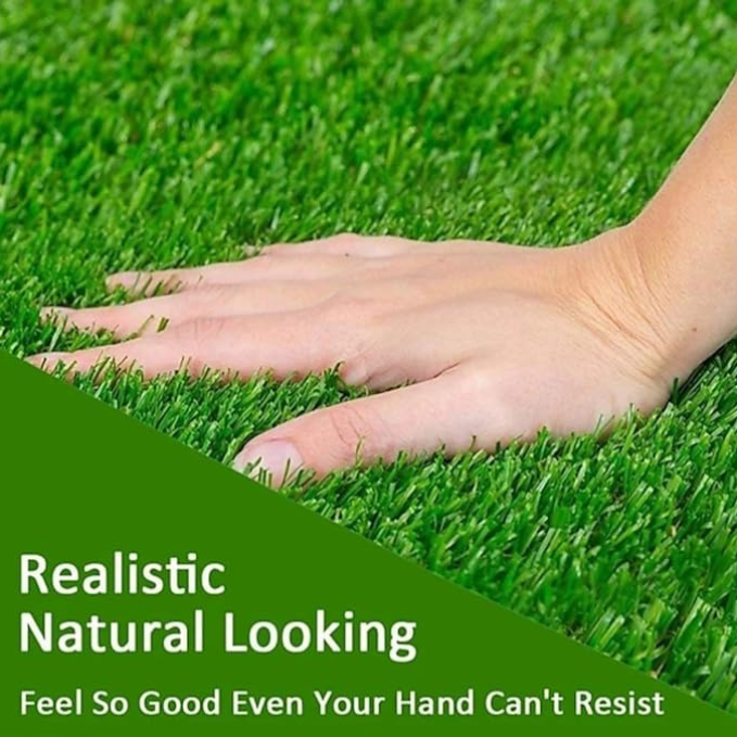 De Gardenia 40MM Artificial Grass Carpet – 6.6 × 4 ft | Ultra Soft & Thick Turf Mat for Balcony, Garden & Indoor Use | Waterproof & UV-Resistant