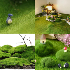 De Gardenia 100g Artificial Moss Grass Powder – Green Simulated DIY Material for Mini Fairy Garden, Landscape Design & Craft Decoration