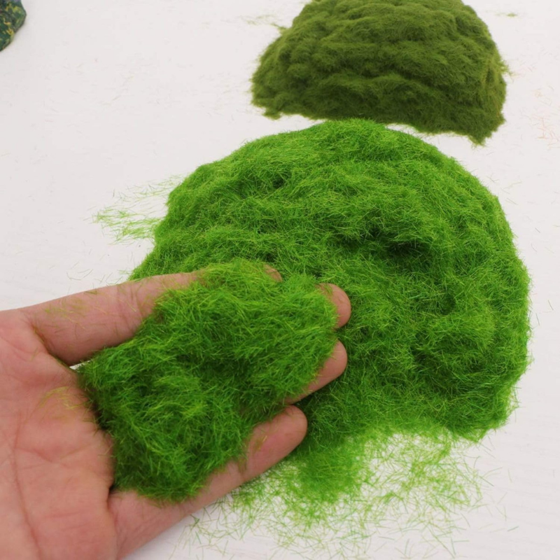 De Gardenia 100g Artificial Moss Grass Powder – Green Simulated DIY Material for Mini Fairy Garden, Landscape Design & Craft Decoration