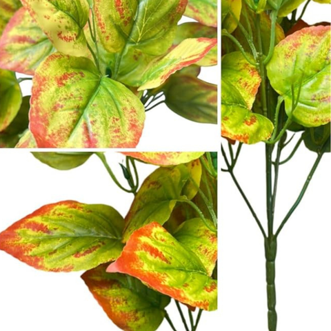 De Gardenia Artificial Money Plant – 18-Inch Realistic Ornamental Tree for Home, Office & Shop Décor | Pot Not Included