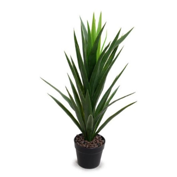 De Gardenia Yucca – 70 cm Tall Artificial Plant | Lifelike Faux Indoor & Outdoor Décor Without Pot