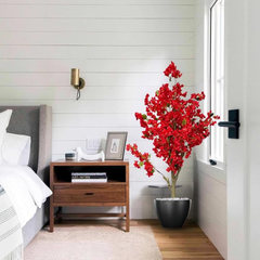 De Gardenia Artificial Bougainvillea Tree – 5.7 Feet Tall | Faux Flowering Tree with Pink Blooms for Home, Balcony & Office Décor | Indoor Outdoor UV Resistant Decorative Plant Without Pot