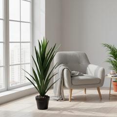 De Gardenia Yucca – 70 cm Tall Artificial Plant | Lifelike Faux Indoor & Outdoor Décor Without Pot