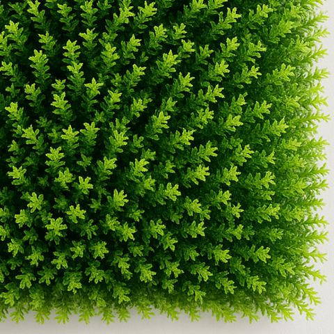 De Gardenia 50x50 cm Artificial Greenery Wall Panel – Lush Faux Vertical Garden Mat for Wall, Balcony & Home Décor