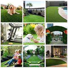 De Gardenia 40MM Artificial Grass Carpet – 6.6 × 3 ft | Ultra Plush Turf Mat for Balcony, Patio & Home Use | Waterproof, Skin Friendly & UV-Resistant