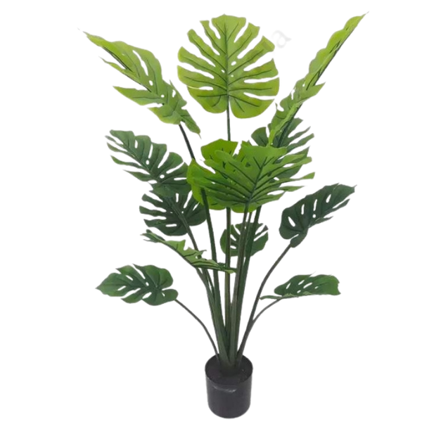 De Gardenia 120CM Artificial Monstera Plant (Without Pot) – Lifelike Decorative Tropical Plant for Home & Office Décor