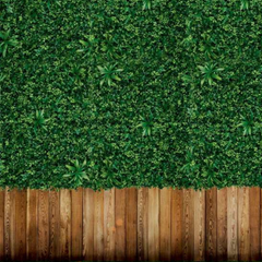 De Gardenia 50x50 cm Artificial Greenery Wall Panel – Lush Faux Vertical Garden Mat for Wall, Balcony & Home Décor