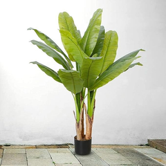 De Gardenia 120CM Artificial Monstera Plant (Without Pot) – Real-Touch Split Leaf Tropical Décor for Home & Office