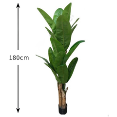 De Gardenia 120CM Artificial Monstera Plant (Without Pot) – Real-Touch Split Leaf Tropical Décor for Home & Office