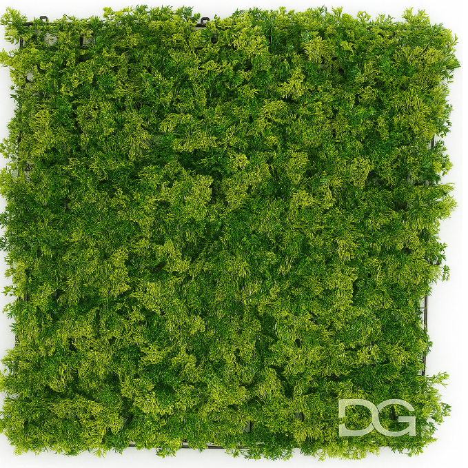 De Gardenia 50x50 cm Artificial Greenery Wall Panel – Lush Faux Vertical Garden Mat for Wall, Balcony & Home Décor