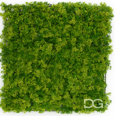 De Gardenia 50x50 cm Artificial Greenery Wall Panel – Lush Faux Vertical Garden Mat for Wall, Balcony & Home Décor
