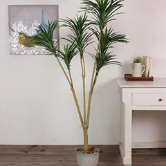 De Gardenia Yucca X7 Green – 150 cm Tall Artificial Plant | Lifelike Faux Indoor & Outdoor Décor