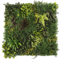 De Gardenia 100x100cm Artificial Greenery Wall Panel – Lush Faux Vertical Garden Mat for Wall, Balcony, Fence & Home Décor